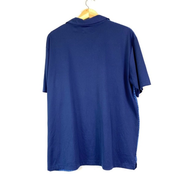 Callaway Blue Patterned Polo Shirt - Picture 2 of 5